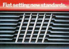 Fiat Range 1984 UK Market Sales Brochure Panda Uno Strada X1/9 Panorama Argenta