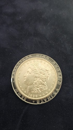 1896 morgan silver dollar coin - morgan,