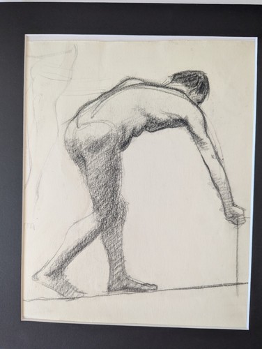 Charcoal life drawing - charcoal,