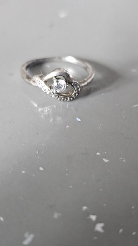 Silver dress ring size - , "n"