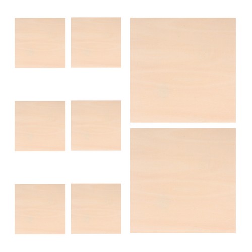 8pcs basswood plywood - basswood, sheets