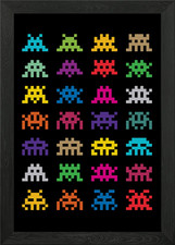 Colorful Pixelated Space