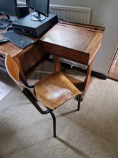 Old School Desk And Chair