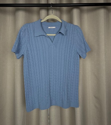 Woman womens blue knit - womens,
