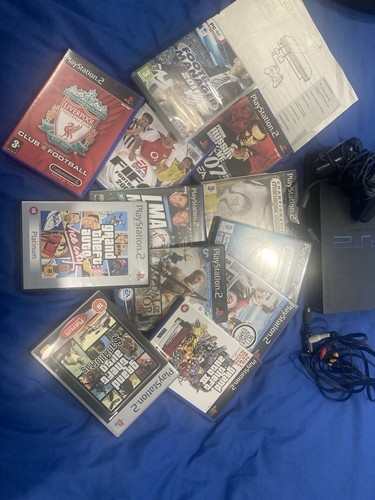 Sony playstation with - 2, games