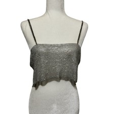 Silver Rhinestone Chainmail