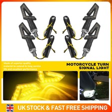 4x Motorcycle LED Turn Signals