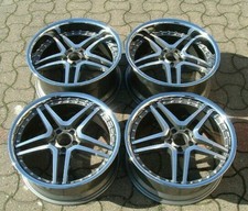 Mercedes C Class E Class S Class x4 20" Deep Dish 647 Alloy Wheels GM Polish