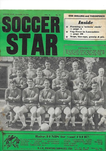 Soccer star november - star, 1966
