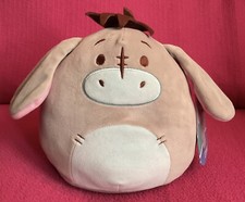 Squishmallows Disney Eeyore Grey Donkey (Pooh) Soft Plush Toy 7.5” Tag Kellytoy