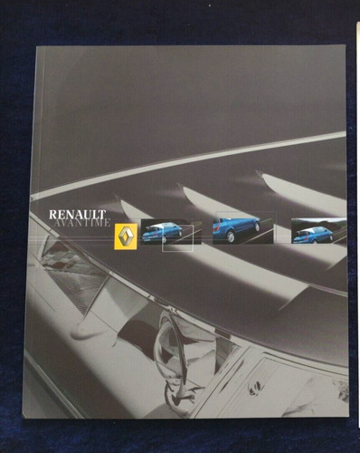Renault avantime brochure - renault,