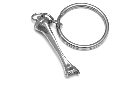 Tibia bone keychain - bone, keychain,