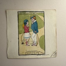 Antique Cricket Cartoon