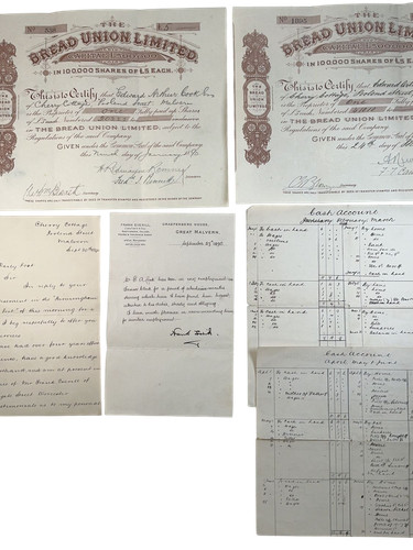 Victorian share certificates - share,