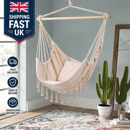 Bohemian hanging chair with - bohemian,