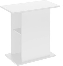 White Fish Aquarium Tank Stand with Storage Shelf – 75cm Height