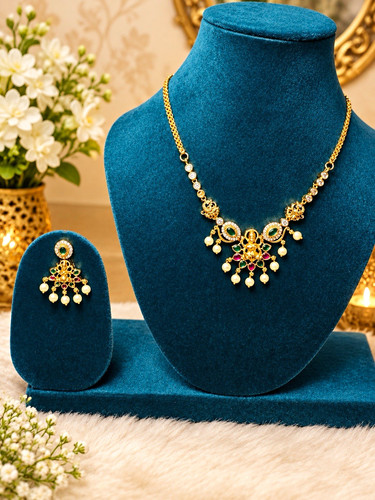 Indian traditional necklace - necklace, &