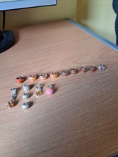 Pandora/Murano Style 9 Glass Beads Marked 925 & 6 Unmarked Beads/Charms