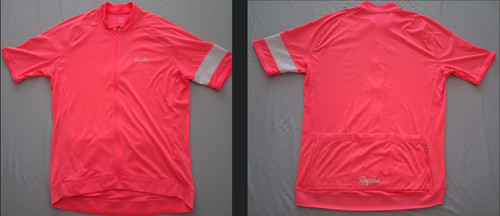 Rapha jersey vis pink - xl,, hi-vis