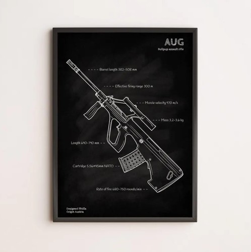 Aug assault rifle blueprint - assault,