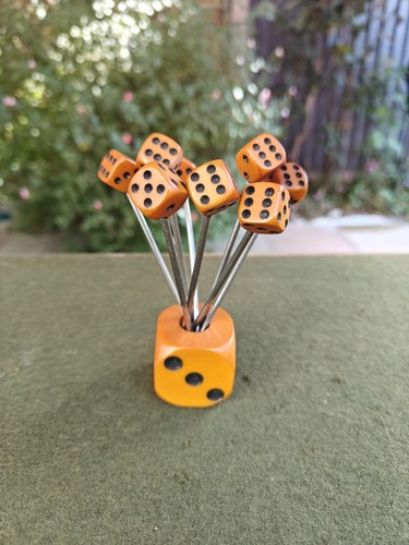 Vintage french dice cocktail - vintage,