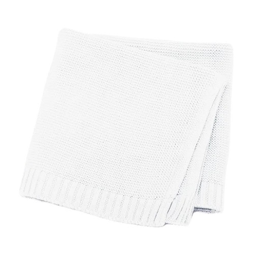 Knit baby blanket soft cozy - knit,