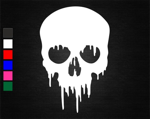Dripping skull vinyl - skull, decal