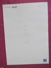 PEUGEOT 106 BROCHURE INCLUDING