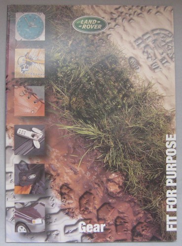 1998 land rover gear brochure - land,