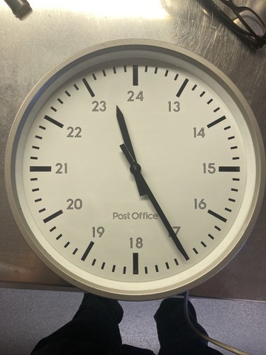 Genuine post office clock - genuine,