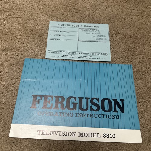 Vintage ferguson model 3810 - vintage,