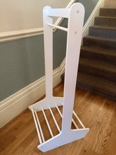 Noa And Nani Children’s Wooden White Clothes Rail