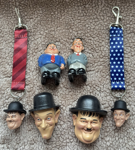 Laurel hardy keychain - &,