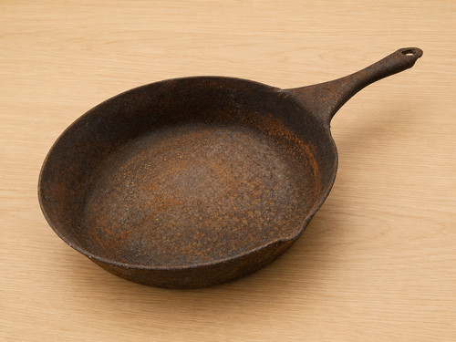 Cast iron skillet with - iron,