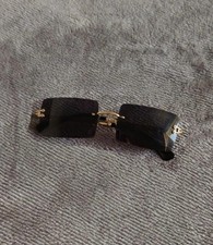 Women's Black & Gold Rimless