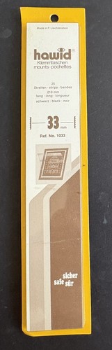 Hawid stamp mounts 33mm - stamp,