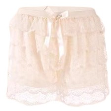 Women Tiered Ruffled Lace