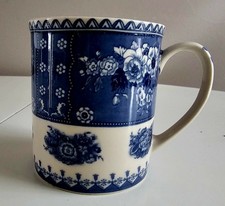 Past Times Blue White Floral