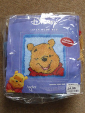 Anchor Disney Winnie the Pooh Latch hook kit DPPF904 - small area worked