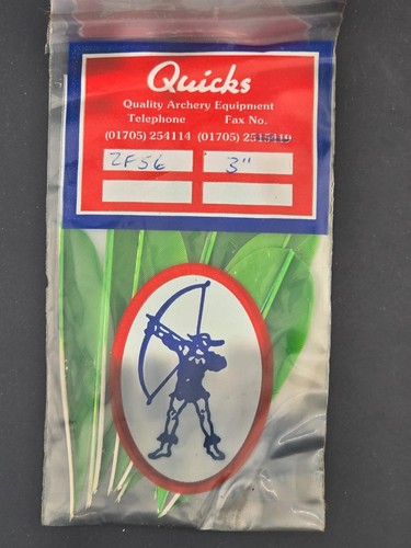Quicks archery zf56 vanes - zf56, 3"