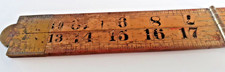Vintage folding brass ruler