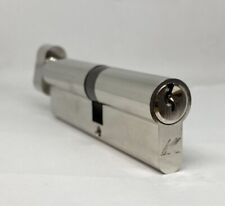 Thumb Turn Euro Cylinder Lock Barrel for UPVC Doors 45T / 55K Nickel BSEN1303