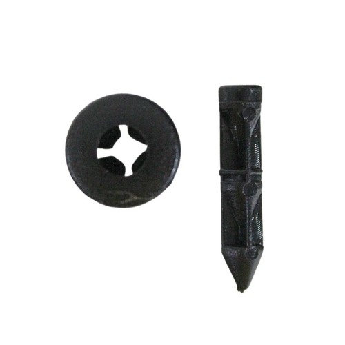 20mm plastic rivet trim clips - 20mm,