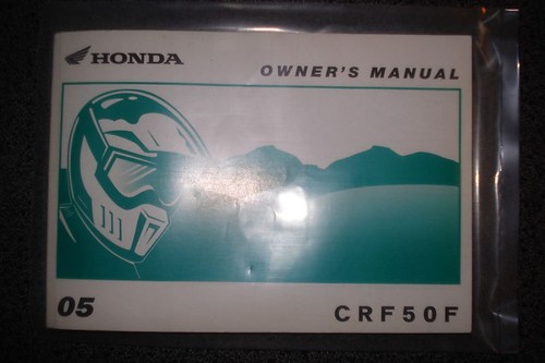 Honda 2005 crf50f owner - honda,