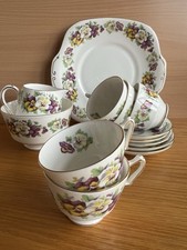 Pansy Pattern Staffordshire