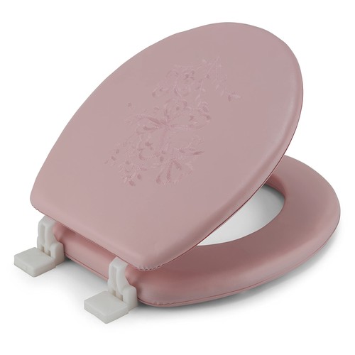 Embroidered soft round - round, toilet