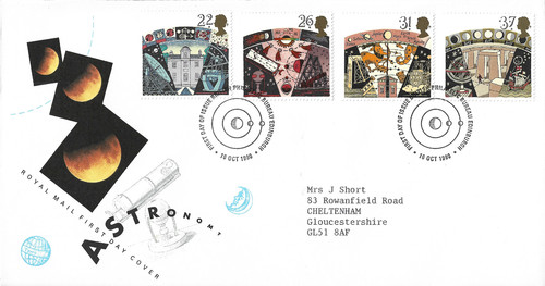 1990 astronomy philatelic - 1990, astronomy.