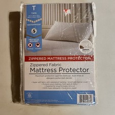 Sultan’s Linens Waterproof Mattress Protector Zippered New In Bag Sealed Twin