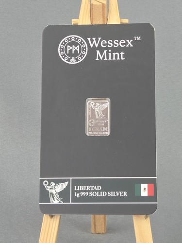 Wessex mint silver bullion - silver, 1g
