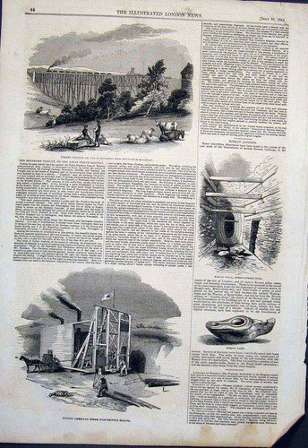 Original old antique print - original,